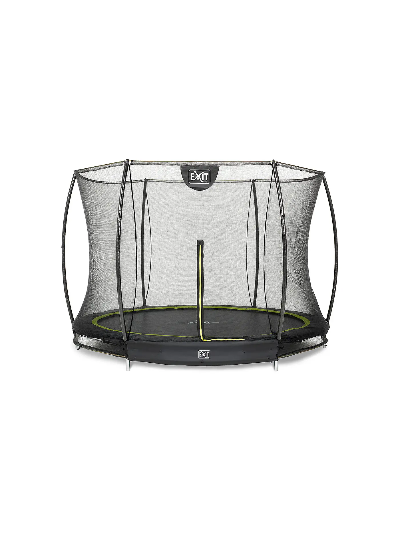 EXIT TOYS | Silhouette Bodentrampolin 244cm mit Sicherheitsnetz | 